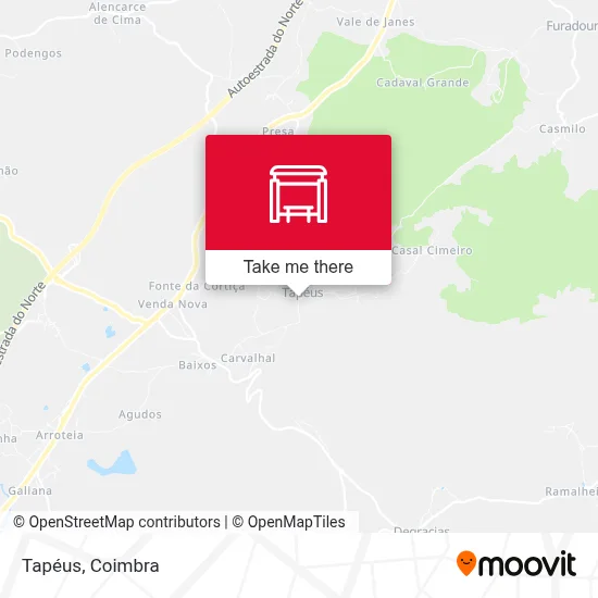 Tapéus map