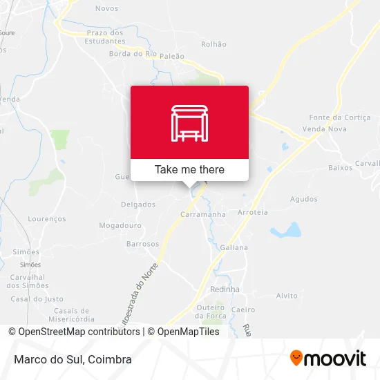 Marco do Sul map