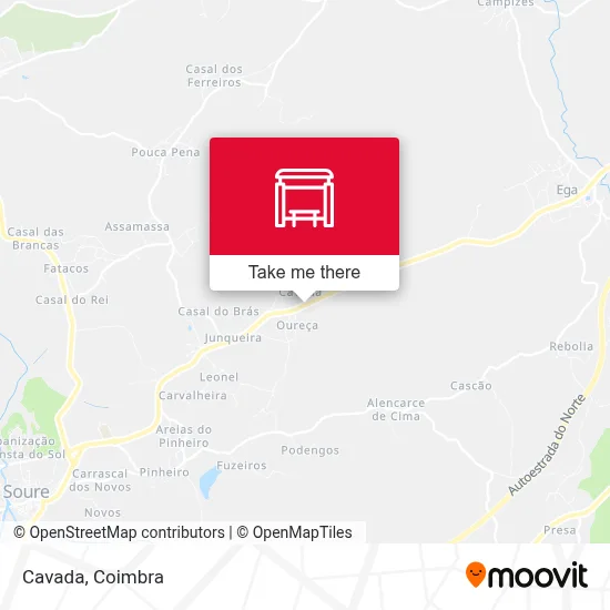 Cavada map