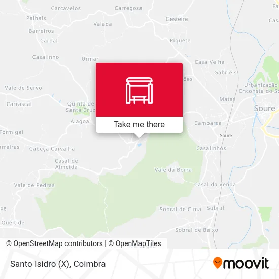 Santo Isidro (X) map