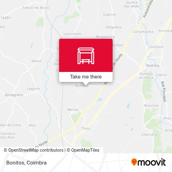 Bonitos map