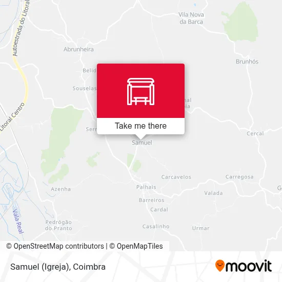 Samuel (Igreja) map