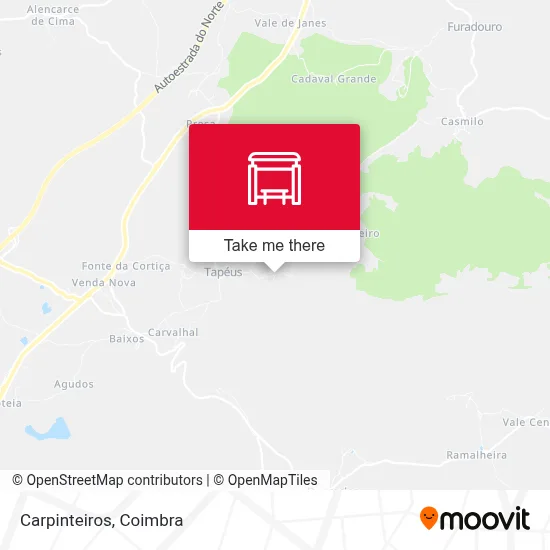 Carpinteiros map