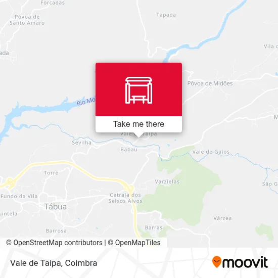 Vale de Taipa map