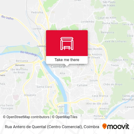 Rua Antero de Quental (Centro Comercial) map