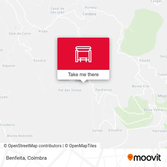 Benfeita map