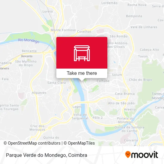 Parque Verde do Mondego map
