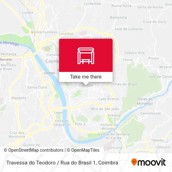 Travessa do Teodoro / Rua do Brasil 1 mapa