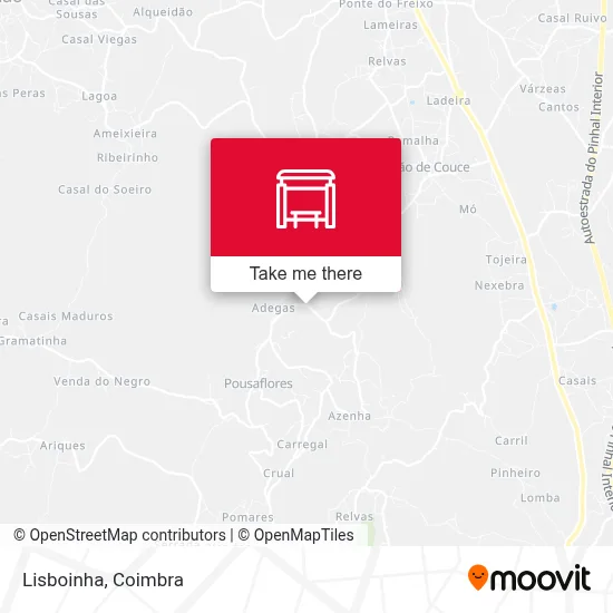 Lisboinha map