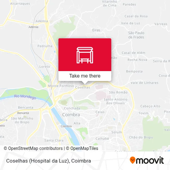 Coselhas (Hospital da Luz) map
