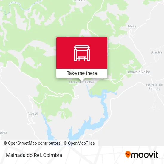 Malhada do Rei map