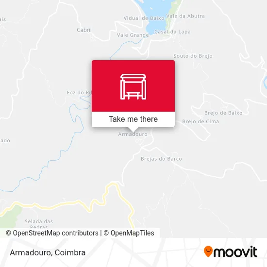Armadouro map