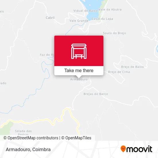 Armadouro map