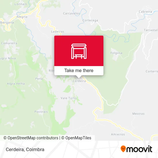 Cerdeira map