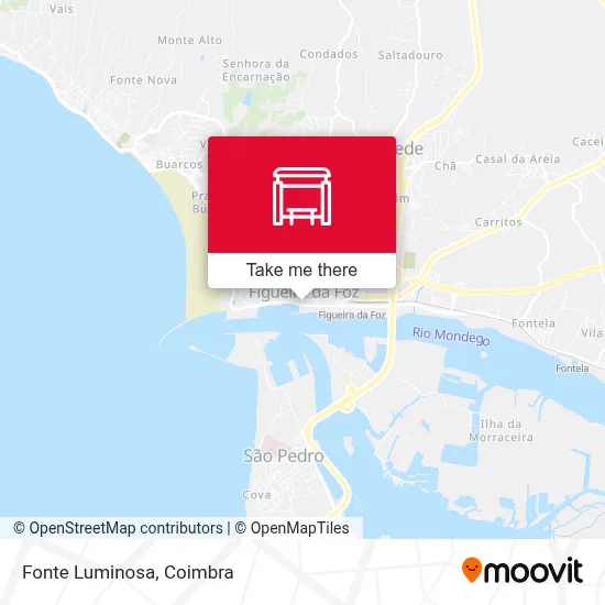 Fonte Luminosa map