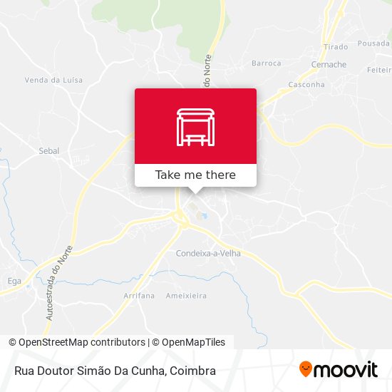 Rua Doutor Simão Da Cunha mapa