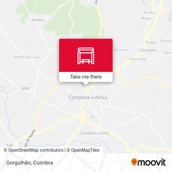 Gorgulhão map