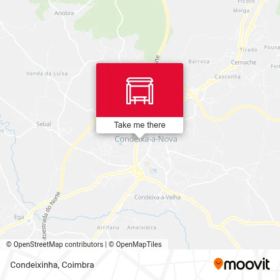 Condeixinha map