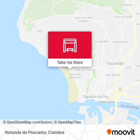 Rotunda do Pescador map