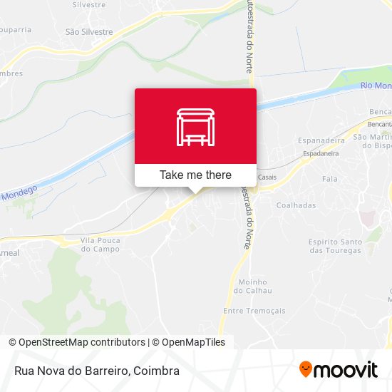 Rua Nova do Barreiro mapa