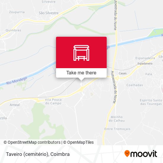 Taveiro (cemitério) map