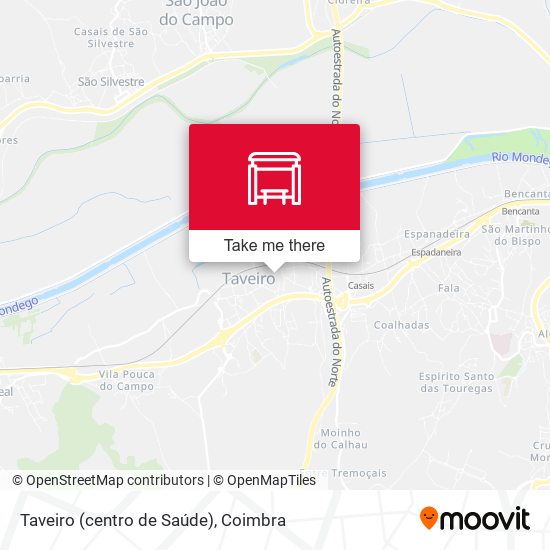 Taveiro (centro de Saúde) map