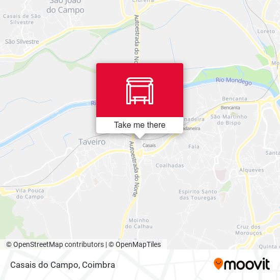 Casais do Campo map