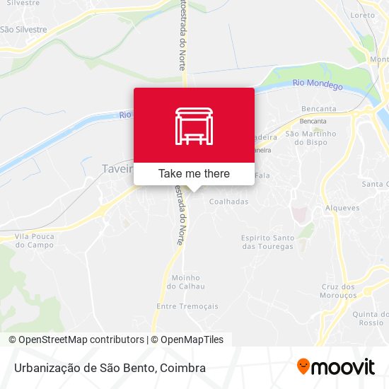 Urbanização de São Bento map