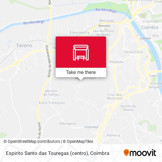 Espirito Santo das Touregas (centro) map