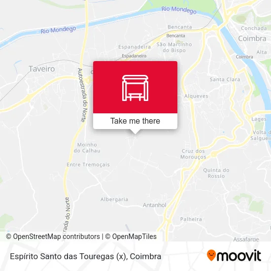 Espírito Santo das Touregas (x) map