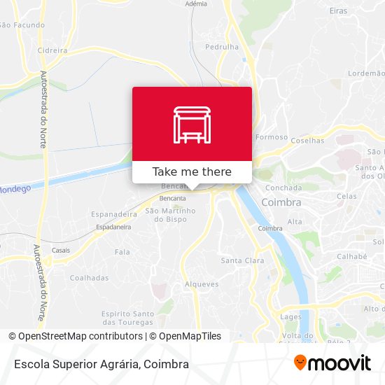 Escola Superior Agrária mapa