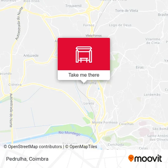 Pedrulha map