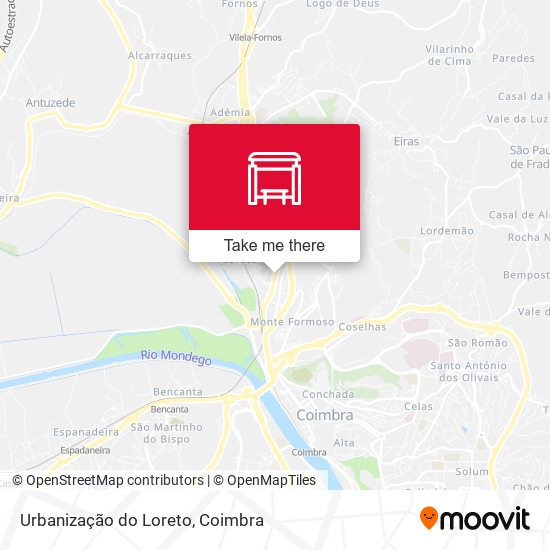 Urbanização do Loreto map