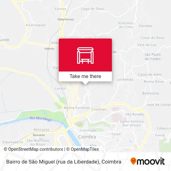 Bairro de São Miguel (rua da Liberdade) map