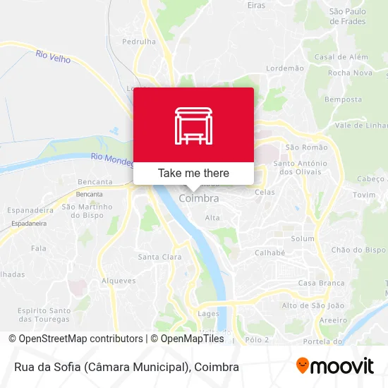 Rua da Sofia (Câmara Municipal) map