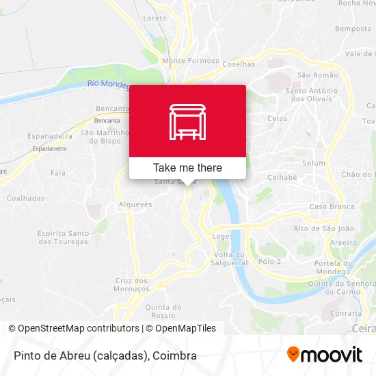 Pinto de Abreu (calçadas) map