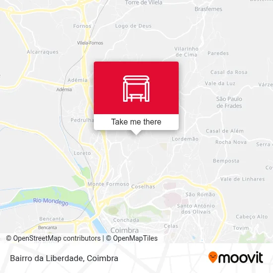Bairro da Liberdade map