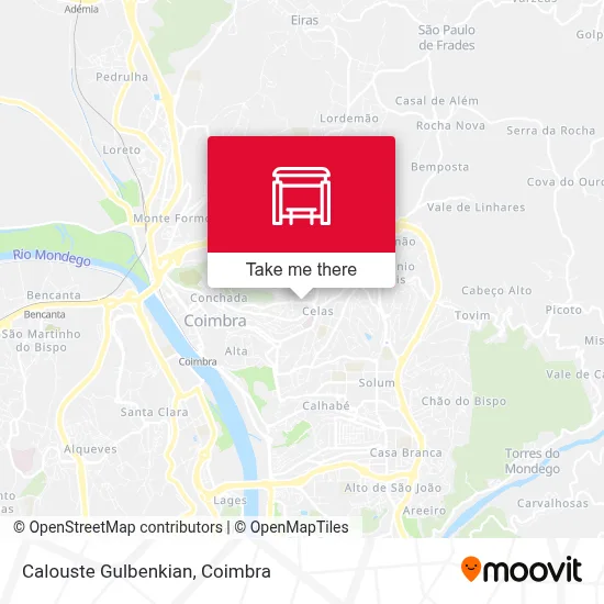 Calouste Gulbenkian mapa