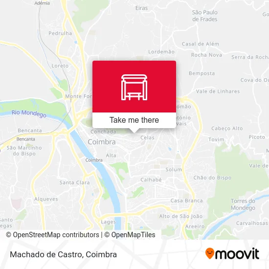 Machado de Castro mapa