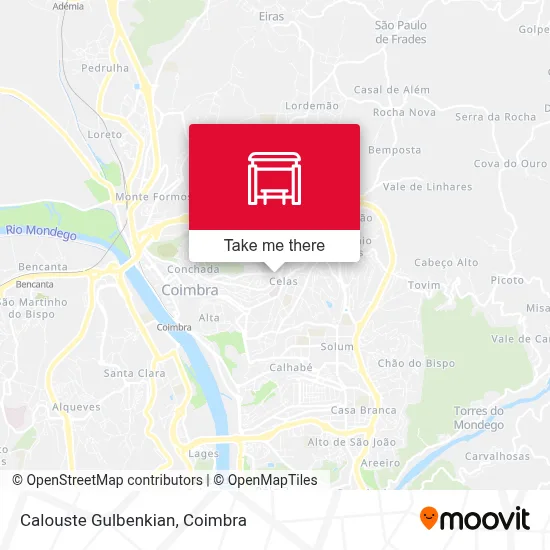 Calouste Gulbenkian map