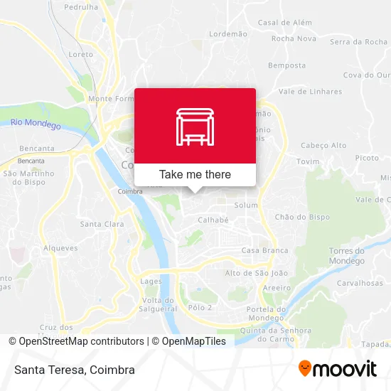Santa Teresa map