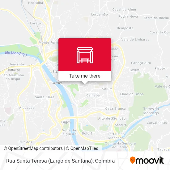 Rua Santa Teresa (Largo de Santana) map
