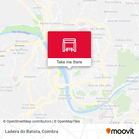 Ladeira do Batista map