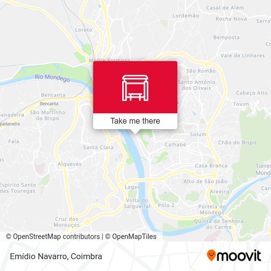 Emídio Navarro mapa