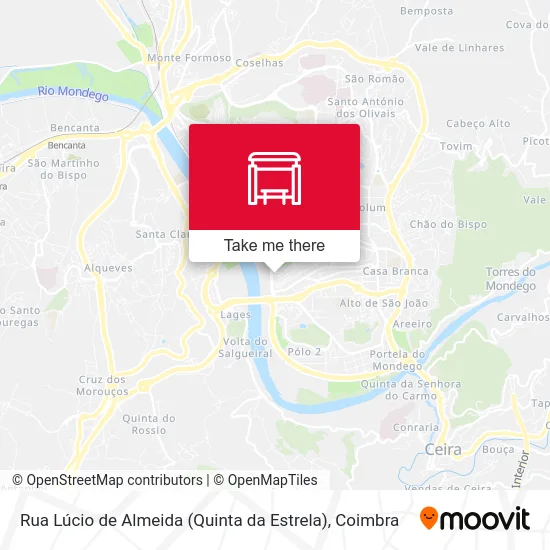 Rua Lúcio de Almeida (Quinta da Estrela) map