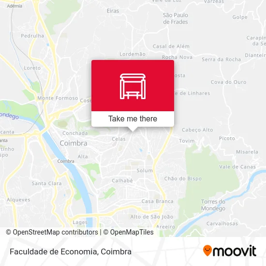 Faculdade de Economia mapa