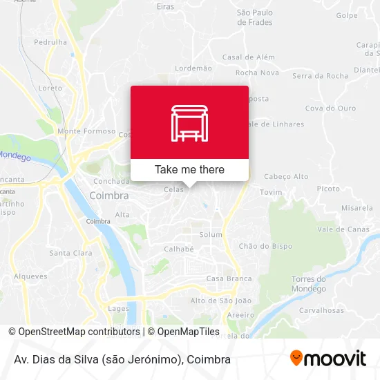 Av. Dias da Silva (são Jerónimo) map