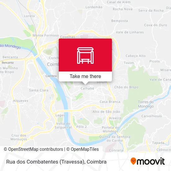 Rua dos Combatentes (Travessa) map