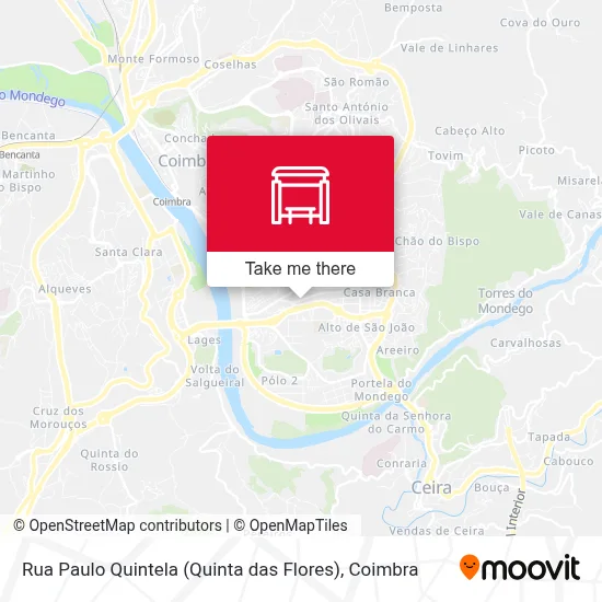 Rua Paulo Quintela (Quinta das Flores) map