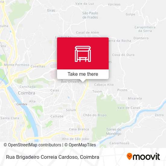 Rua Brigadeiro Correia Cardoso map